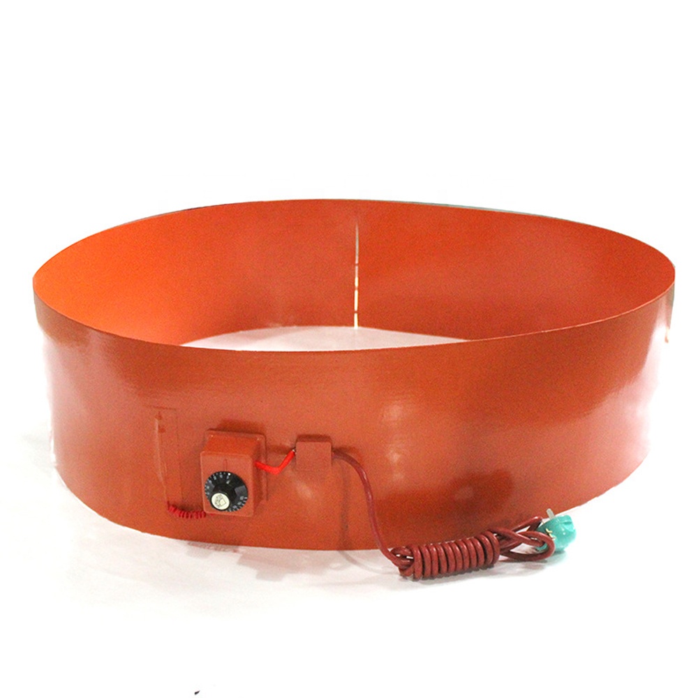 Silicone drum heater