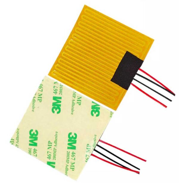 Kapton heater with thermistor