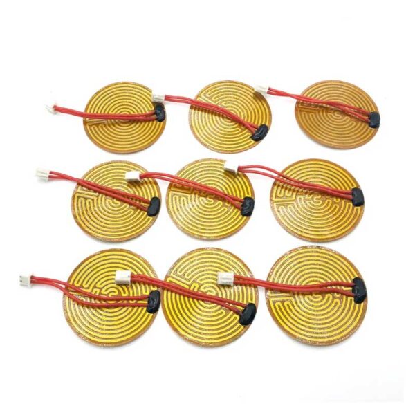 Customized 50mm industrial electric kapton film heating element (4)